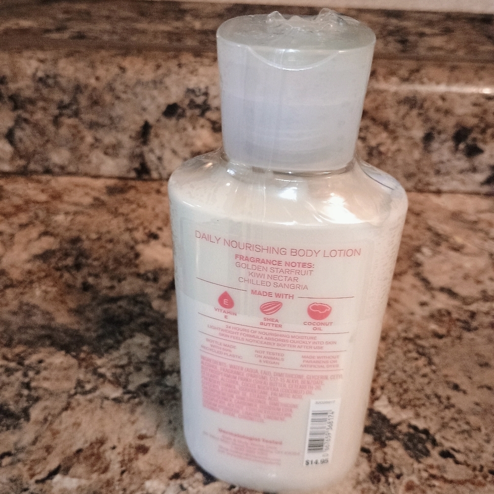Bath & Body Works Starfruit Sangria Body Lotion - Cream and Pink - Picture 4 of 5